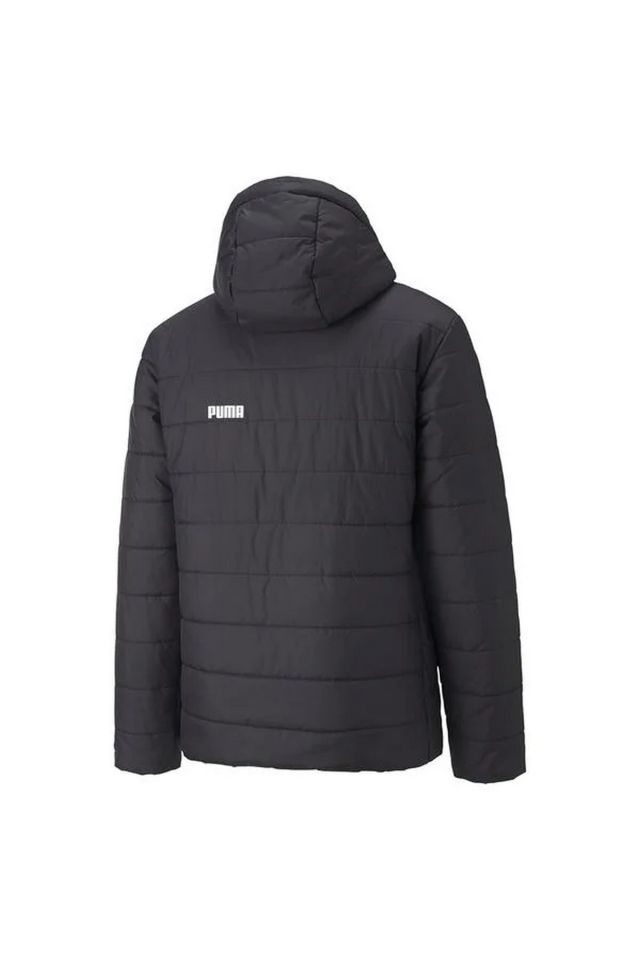 Puma ESS Hooded Padded Jacket Peacoat Unisex Günlük Spor Kapüşonlu Mont Siyah 84893801