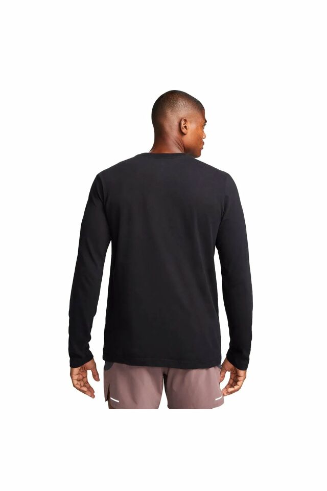 Nike Trail Dri-Fit Erkek Koşu T-Shirt Siyah FN0827-010 L