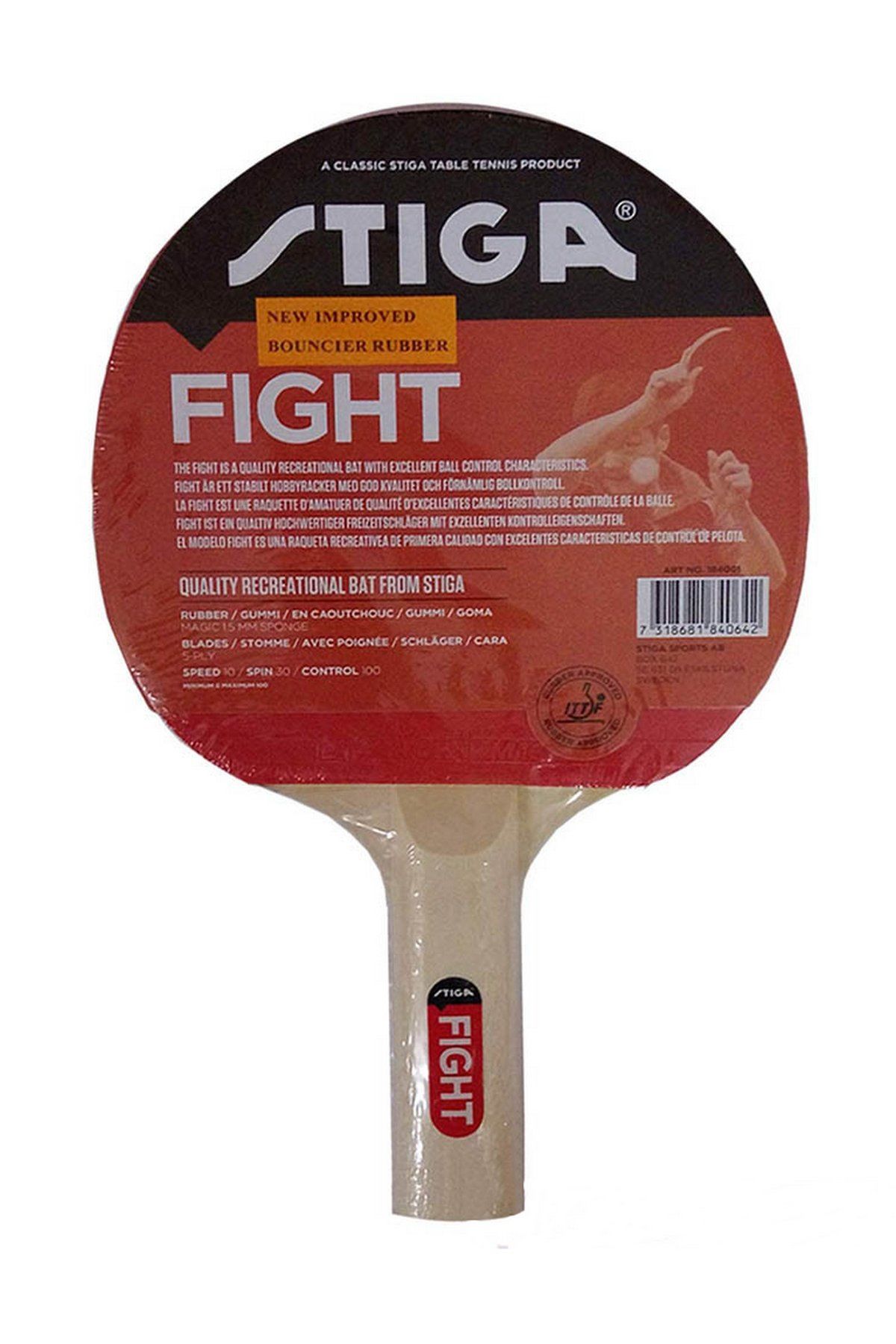 Stiga 184001 Classic Series Fight Masa Tenisi Raketi
