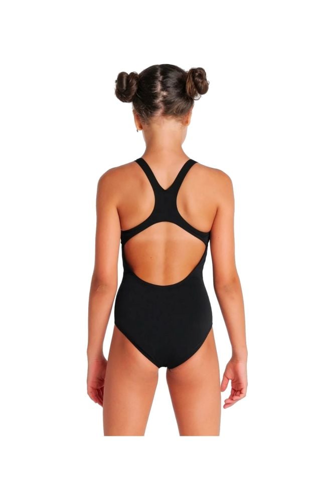 Arena Girl's Team Swimsuit Swim Pro Solid L Kız Çocuk Yüzücü Mayo Siyah 005755550