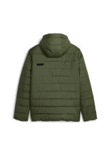 Puma ESS Hooded Padded Jacket Peacoat Unisex Günlük Spor Kapüşonlu Mont Yeşil 84893831 L