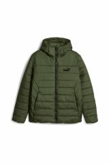 Puma ESS Hooded Padded Jacket Peacoat Unisex Günlük Spor Kapüşonlu Mont Yeşil 84893831 XL