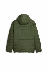 Puma ESS Hooded Padded Jacket Peacoat Unisex Günlük Spor Kapüşonlu Mont Yeşil 84893831 XL