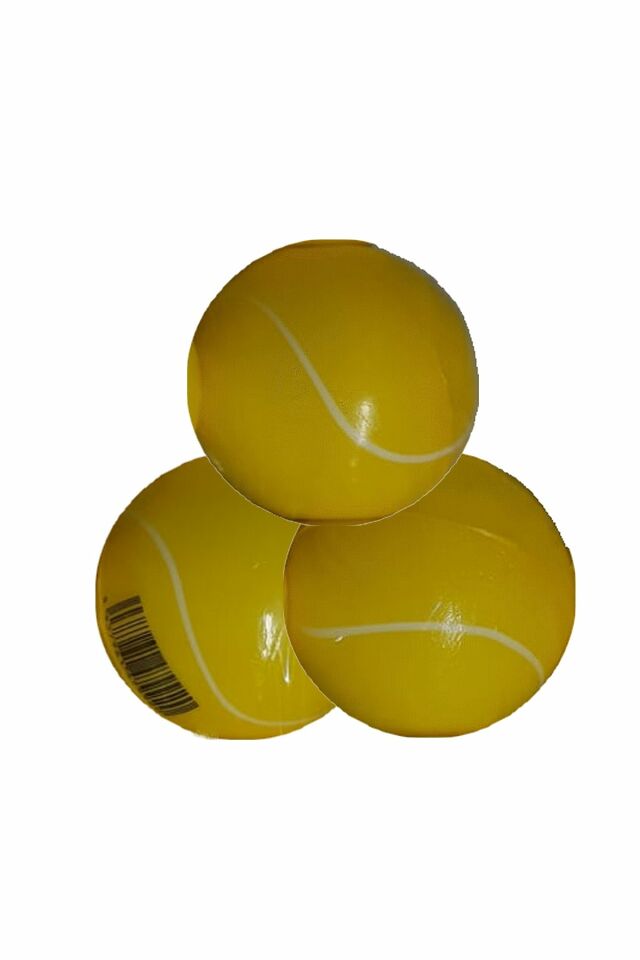 Cansport ST-21 Küçük 6.3 cm Stres Topu Renkli (Sarı Tenis)