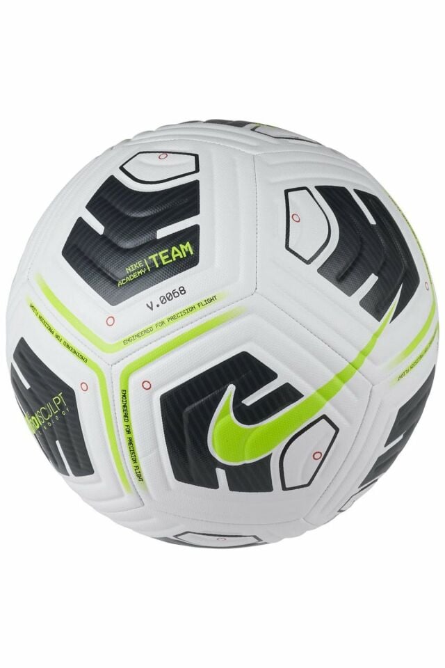 Nike Academy Team 5 Numara Futbol Maç Topu Beyaz/Siyah CU8047-100