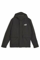 Puma ESS Hooded Padded Jacket Peacoat Unisex Günlük Spor Kapüşonlu Mont Siyah 67538201 S