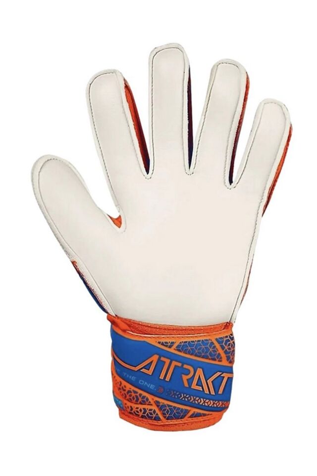 Reusch 2290 Attrakt Solid Kaleci Eldiveni Turuncu/Mavi