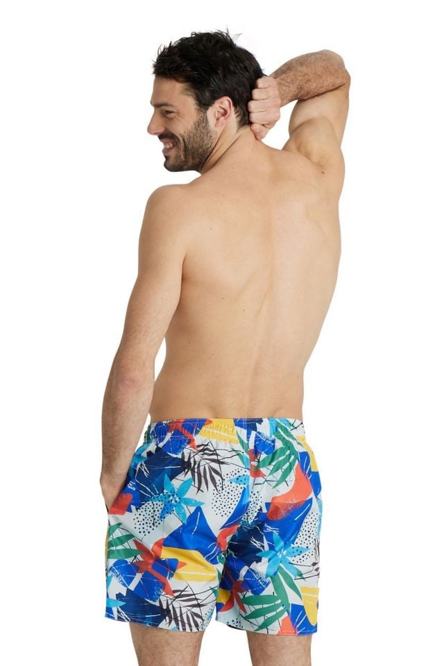 Arena Mens Beach Boxer Allover Erkek Deniz Plaj Şort Çok Renkli 005251320