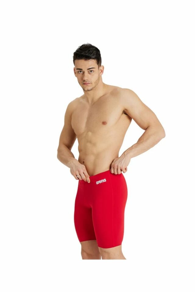 Arena Men's Team Swim Jammer Solid Erkek Yüzücü Jammer Mayo Kırmızı 004770450