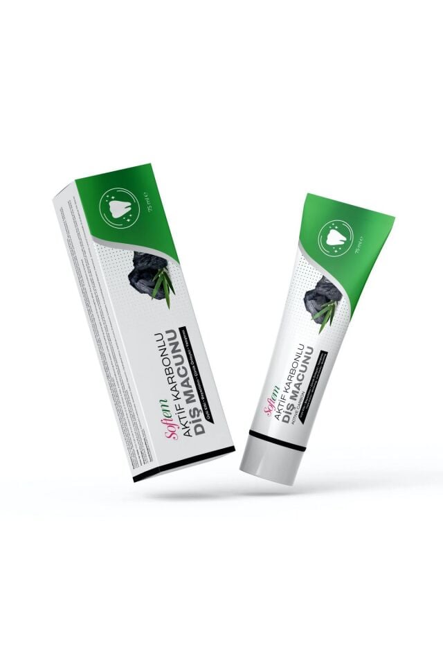 AksuVital Softem Aktif Karbonlu Diş Macunu 3'lü Etki 75 ml