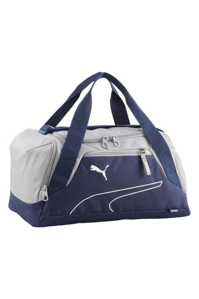 Puma Fundamentals Sports Bag XS Puma-Navy Concrete-Gray Unisex Spor Çanta 07923108