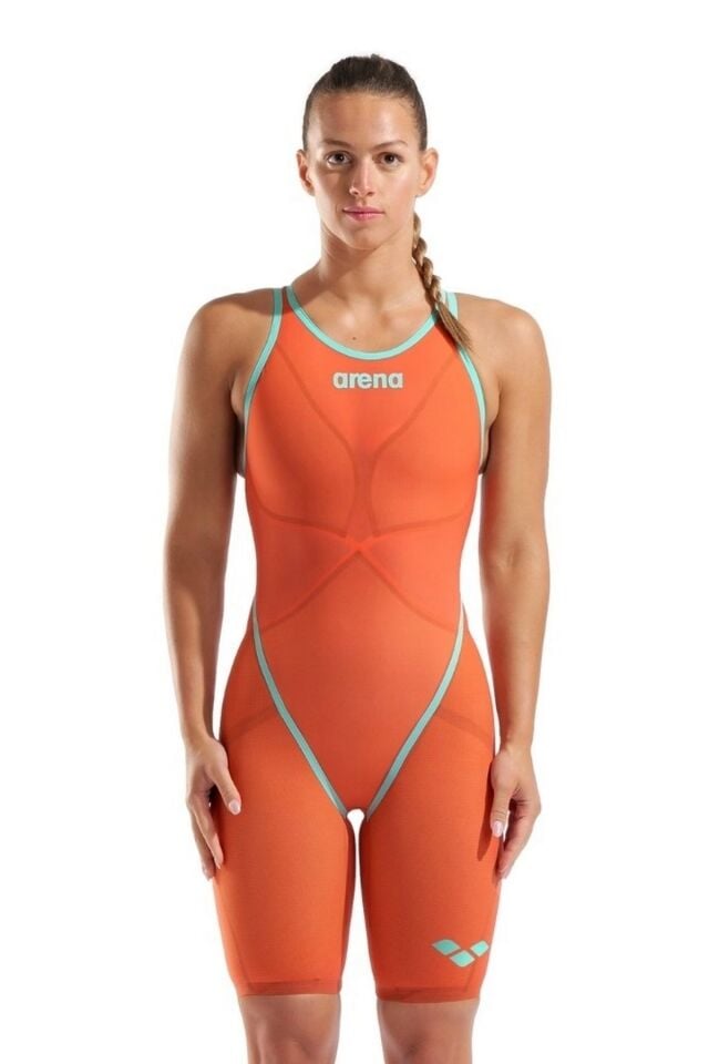 Arena Powerskin Carbon Glide LE OB Bayan Yüzücü Yarış Mayosu Turuncu 006310120
