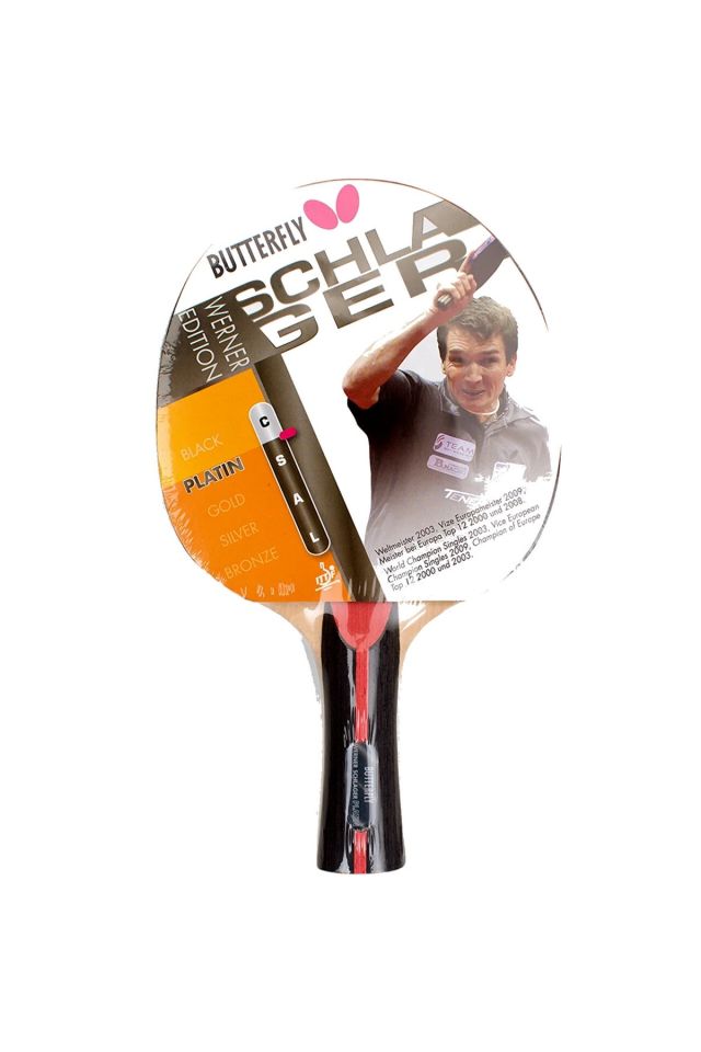 Butterfly 85074 Werner Schlager Platin Masa Tenisi Raketi