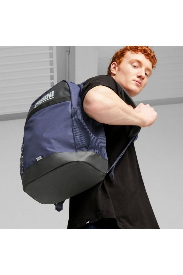 Puma Plus Backpack Puma-Black Unisex Günlük Sırt Çantası Lacivert 07961505