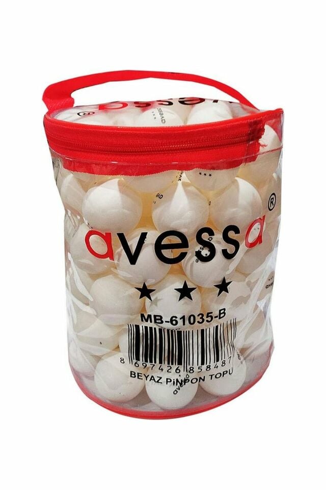 Avessa MB-61035-B Pinpon Topu 100'lü Beyaz 1. Kalite