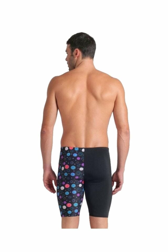 Arena Men's Arena Contour Swim Jammer Erkek Yüzücü Mayo Siyah/Renkli 009488550 80