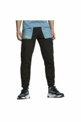 Puma PL Sweat Pants Puma-Black Unisex Günlük Pantolon Siyah/Mavi 62102401 S