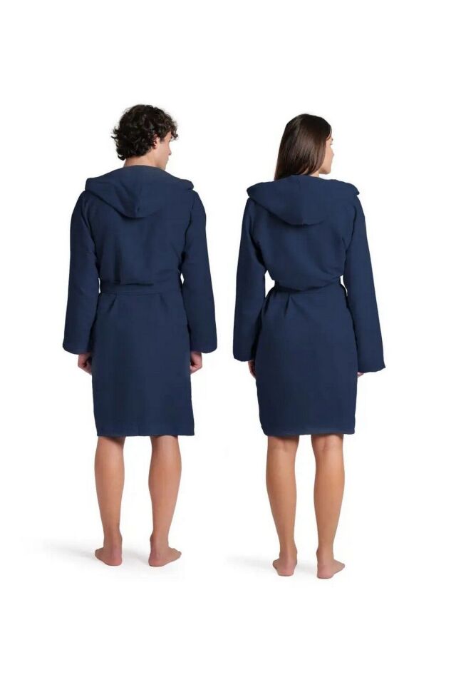 Arena Compact Microfiber Robe Unisex Havuz Deniz Yüzücü Bornoz Lacivert 009034710