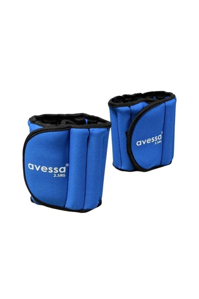 Avessa AWK-10 Wrist & Ankle Ayak Bilek Ağırlığı Ayarlı Mavi 2x2.5kg