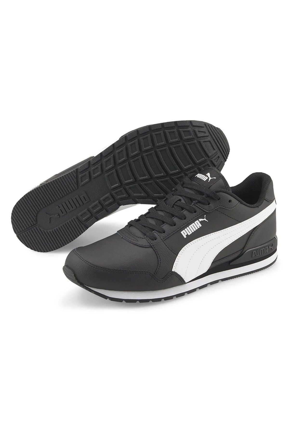Puma ST Runner v3 L Puma-Black Puma-White Erkek Günlük Sneaker Ayakkabı 38485506 42