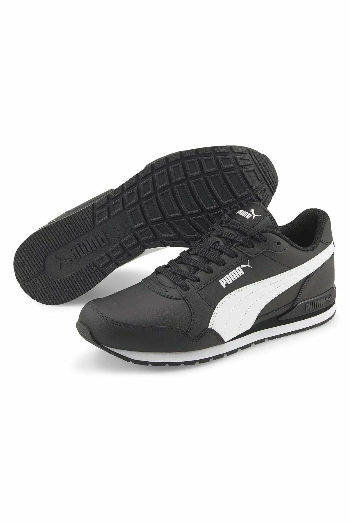 Puma ST Runner v3 L Puma-Black Puma-White Erkek Günlük Sneaker Ayakkabı 38485506 43