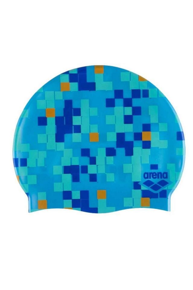 Arena Print 2 Yüzücü Bone Unisex Mavi Desenli 1E368267