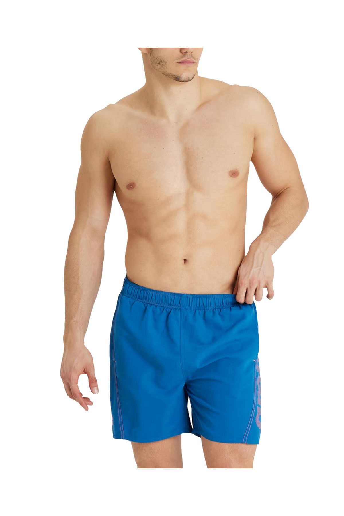 Arena Fundamentals Arena Logo Boxer Erkek Deniz Plaj Şort Mayo Okyanus Mavi 1B344730