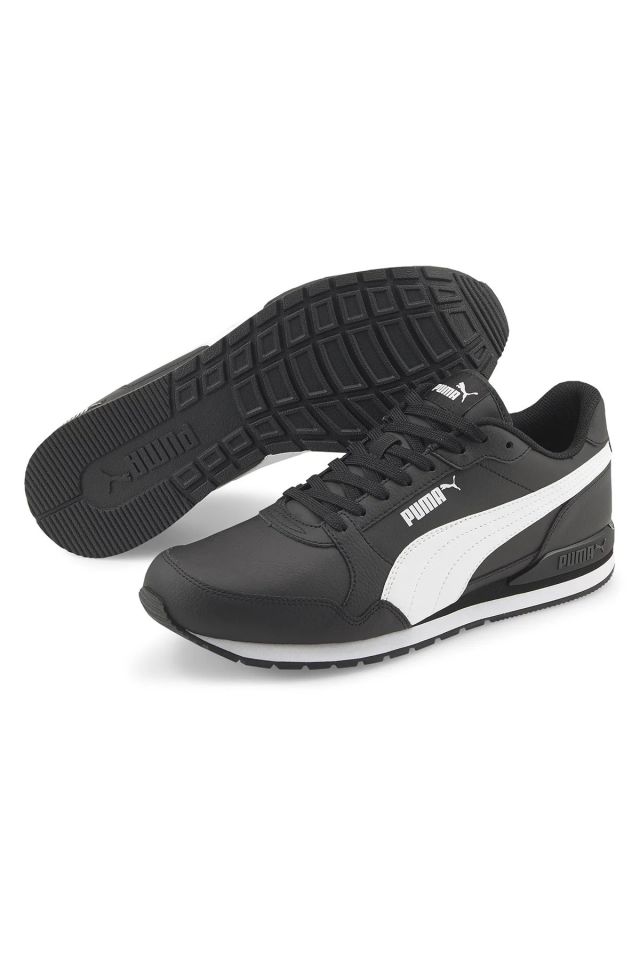 Puma ST Runner v3 L Puma-Black Puma-White Erkek Günlük Sneaker Ayakkabı 38485506 44.5
