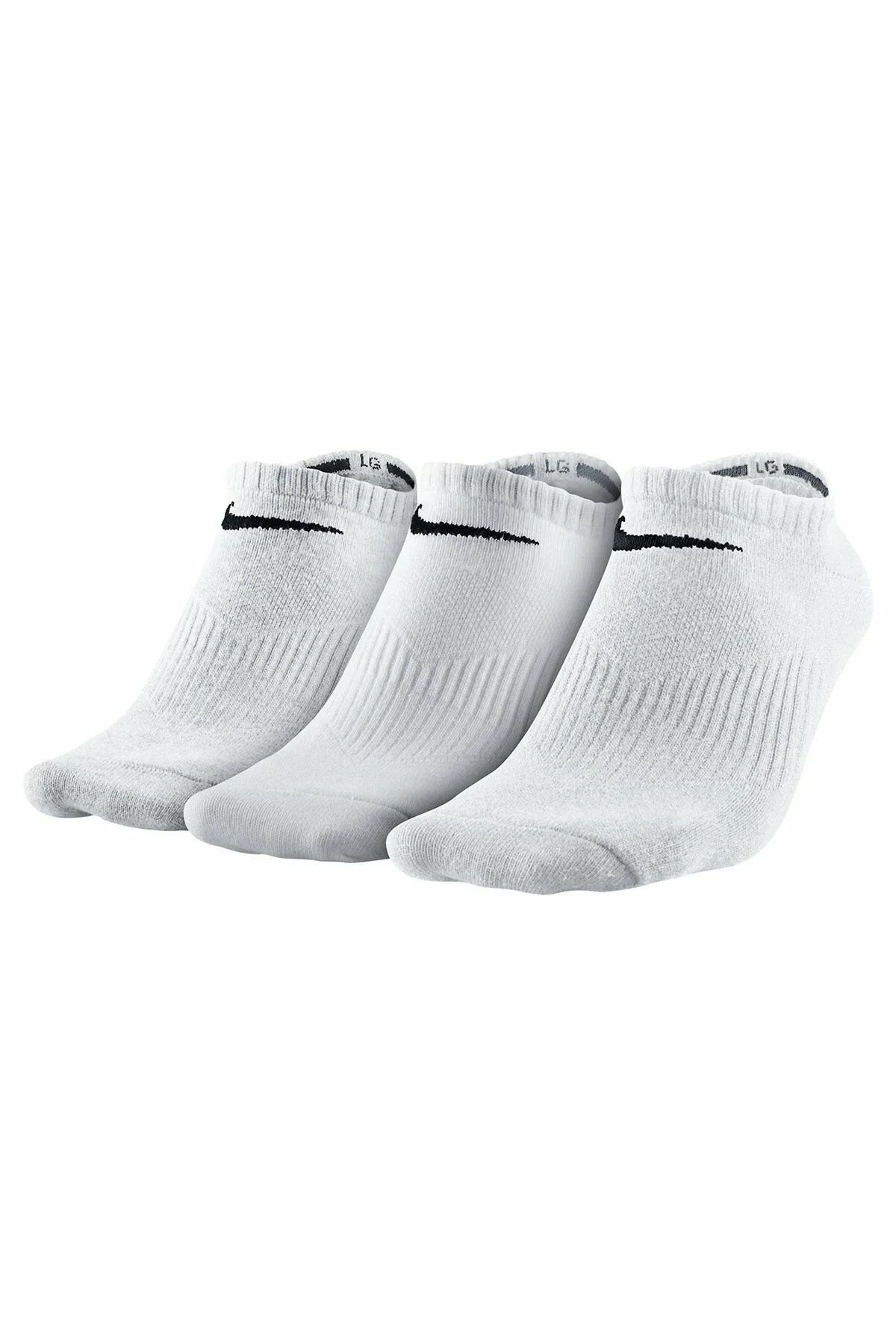 Nike Perf Ltwt Ns 3Pr Unisex Beden XL Antrenman Çorabı 3lü Beyaz SX4705-101