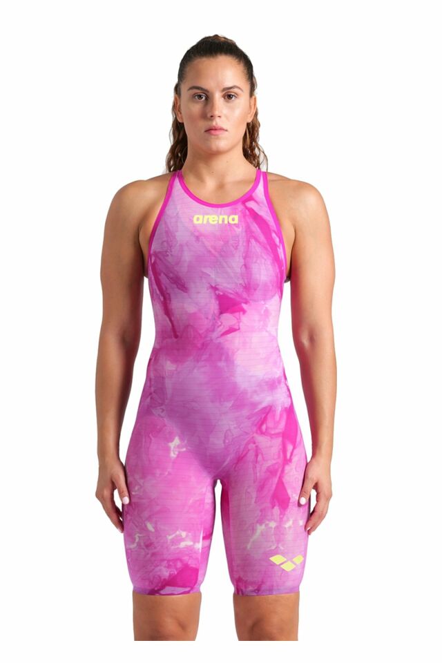 Arena Powerskin Carbon Air2 LE OB Bayan Yüzücü Yarış Mayosu Pembe 006341150