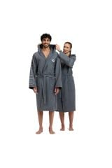 Arena Zeal Plus Unisex Yetişkin Bornoz Gri 005308101 M