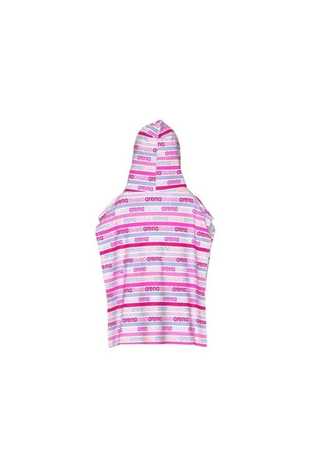 Arena Kids Terry Poncho Unisex Çocuk Plaj Havuz Bornoz Panço Pembe 009043900
