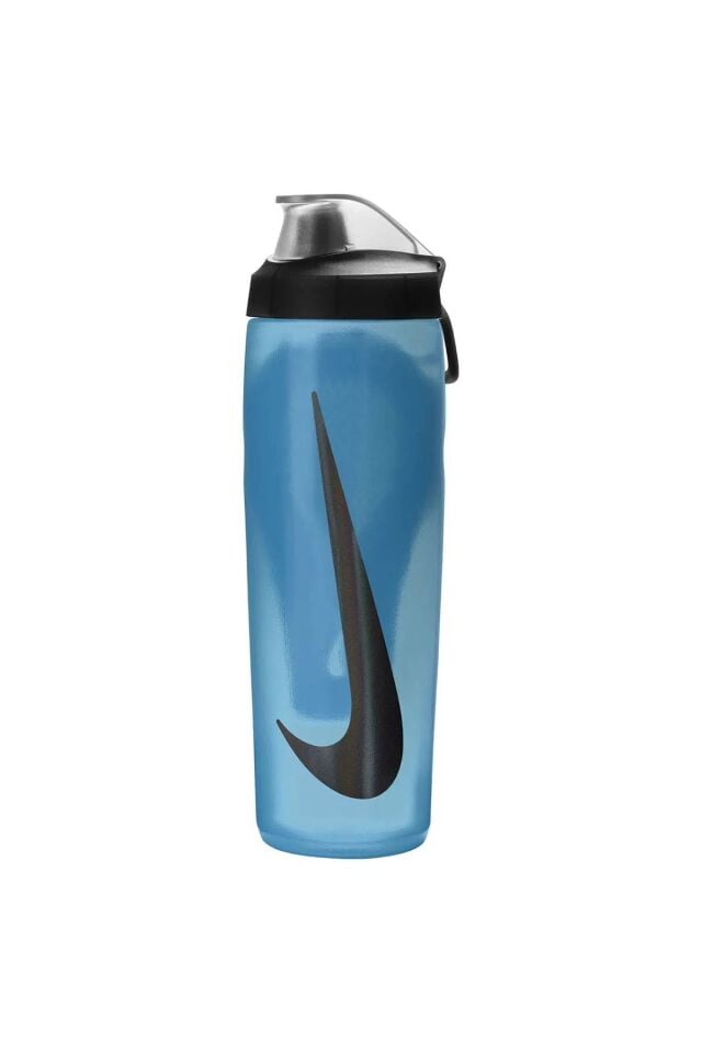 Nike Refuel Bottle Locking Lid 24 Oz Baltic Blue/Black/Black Unisex Spor Suluk Mavi N.100.7668.420.24