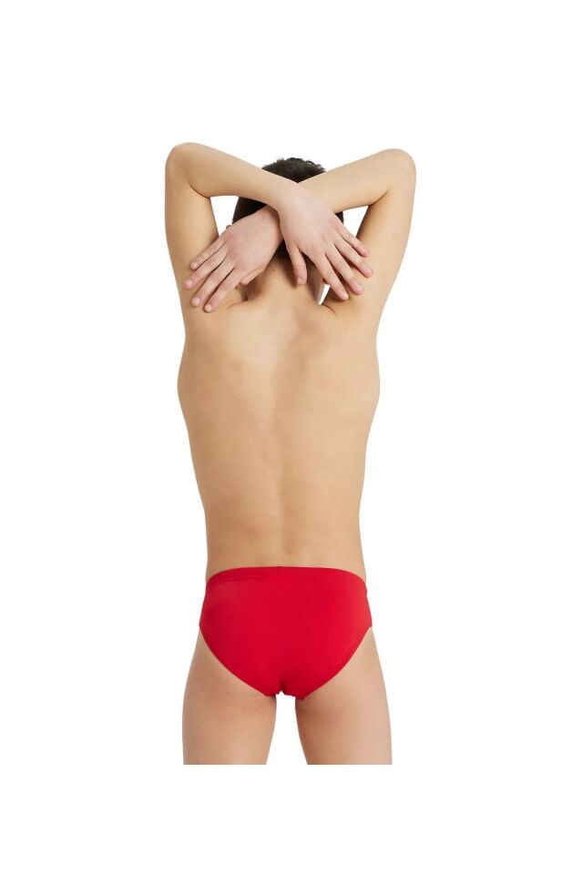 Arena Boy's Team Swim Briefs Solid Erkek Çocuk Yüzücü Mayo Kırmızı 004774450 6-7
