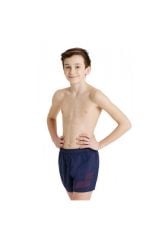 Arena Beach Boxer Logo Erkek Çocuk Deniz Plaj Şort Mayo Lacivert 005262700 14-15