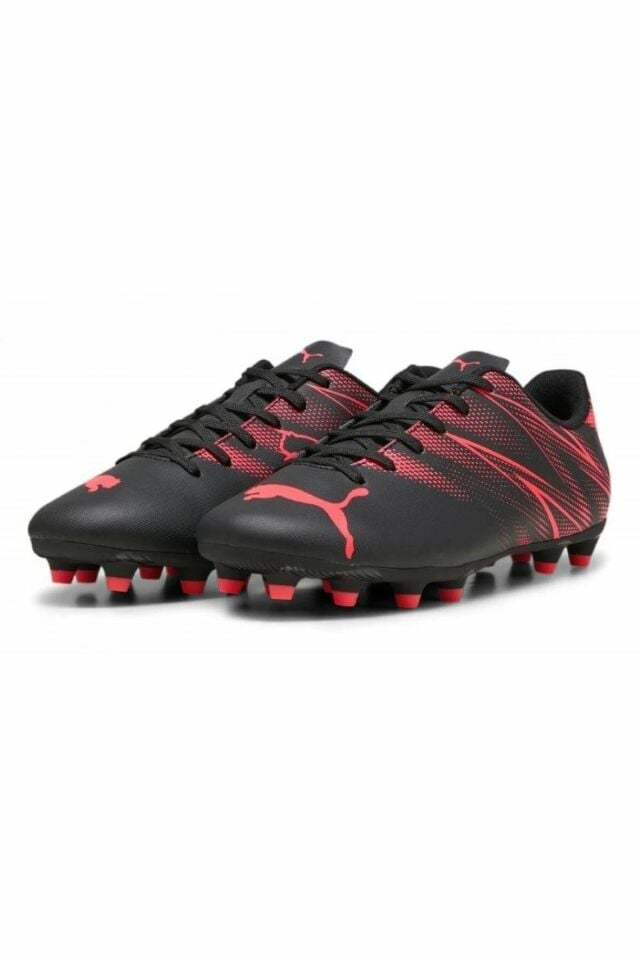 Puma Attacanto FG/AG PUMA-Black Fire Orchid Erkek Futbol Krampon 10747703