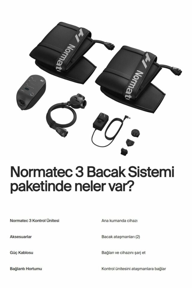 Hyperice Normatec 3 Control Unit Basic Bacak Masaj Kontrol Ünitesi + 2 Leg Set