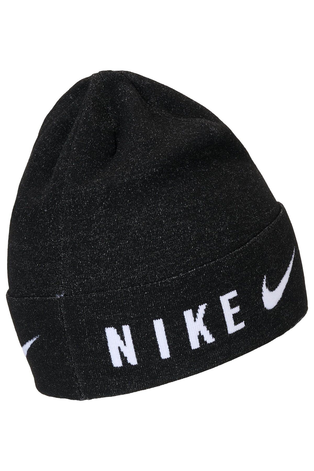 Nike Dri-fit Lightweight Knit Cuffed Beanie Black/White Unisex Spor Bere Siyah N.101.2403.012.OS