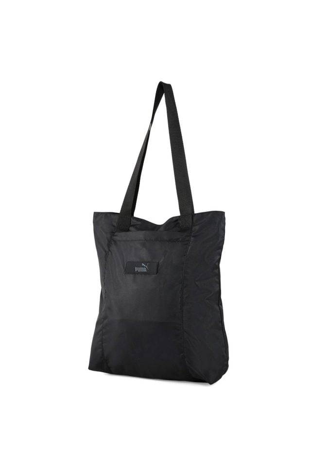 Puma Core Pop Shopper Puma-Black Bayan Omuz Çantası Siyah 07985701