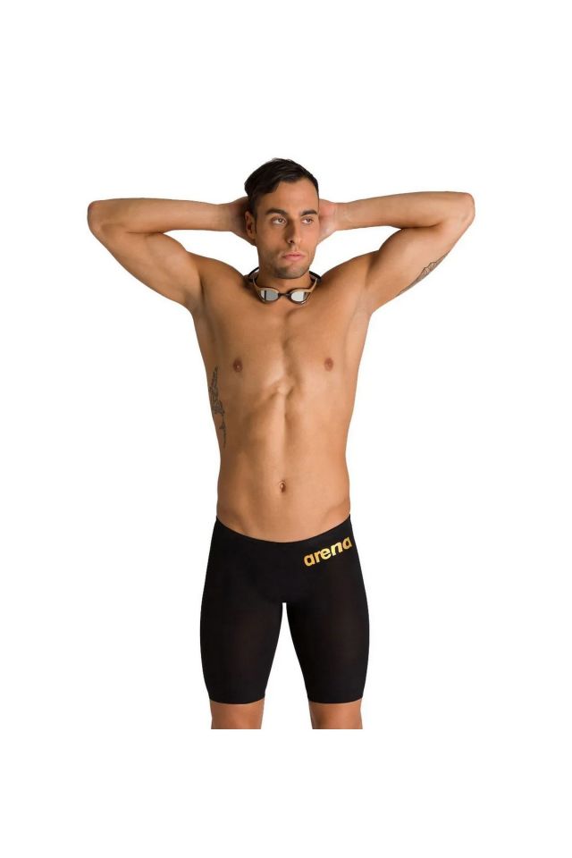 Arena Powerskin Carbon Air2 Jammer Erkek Karbon Yarış Mayosu Si̇yah 001130553 80