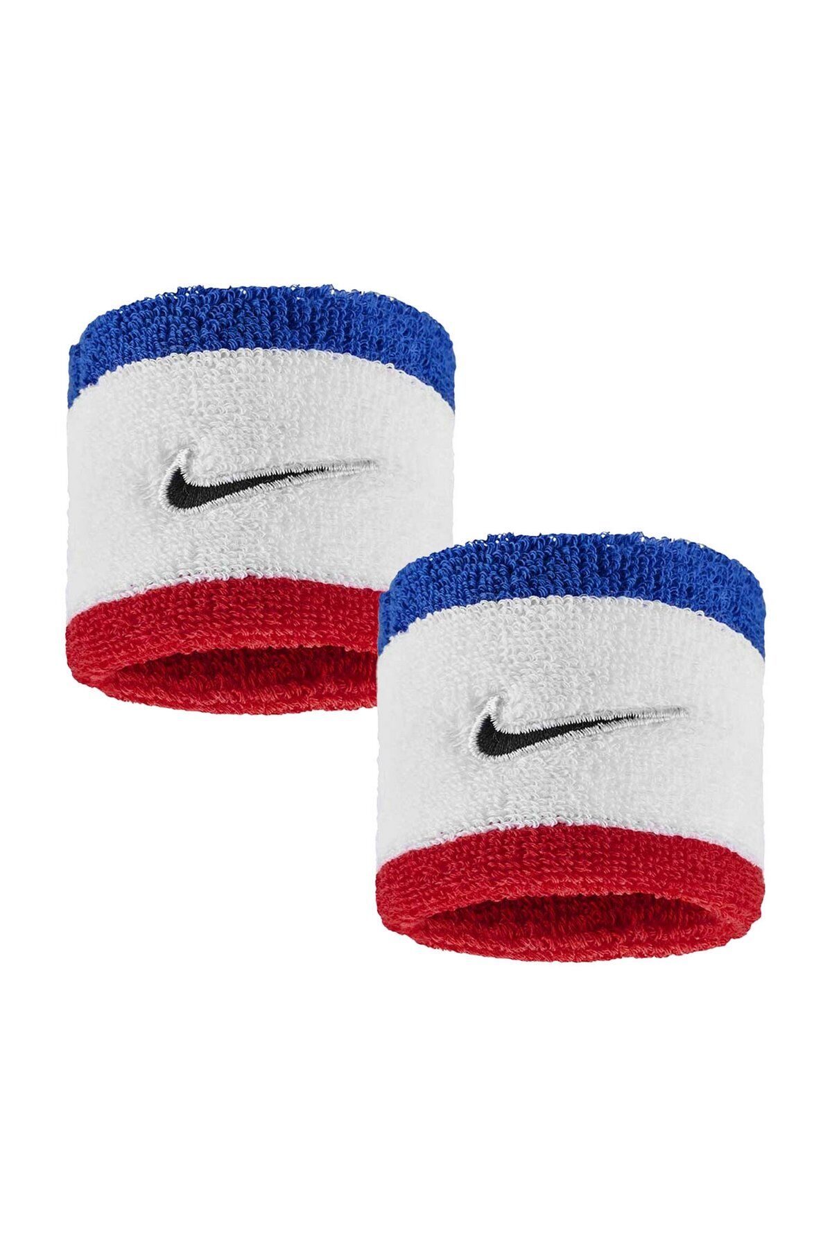 Nike Swoosh Classic Wristbands 2Pk Game Royal/Red Unisex Sporcu Havlu Bileklik Mavi/Kırmızı N.101.2405.467.OS