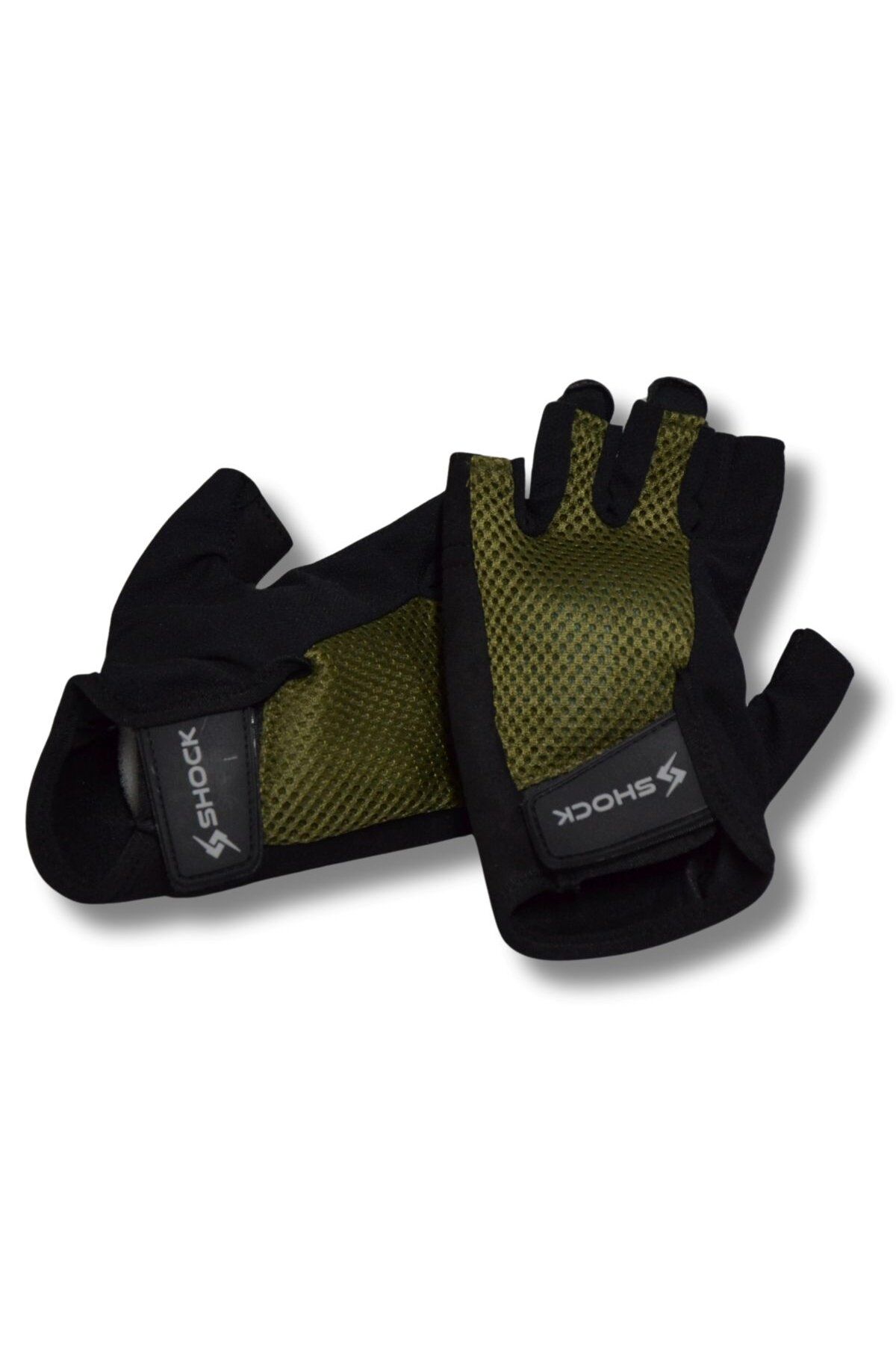 Shock Team Gym & Fitness Spor Eldiven Yeşil Beden XL