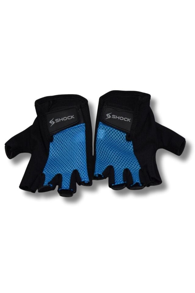 Shock Team Gym & Fitness Spor Eldiven Mavi Beden XL