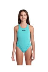 Arena Girl's Team Swimsuit Swim Tech Solid Kız Çocuk Mayo Mavi 004764870 8-9