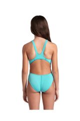 Arena Girl's Team Swimsuit Swim Tech Solid Kız Çocuk Mayo Mavi 004764870 8-9