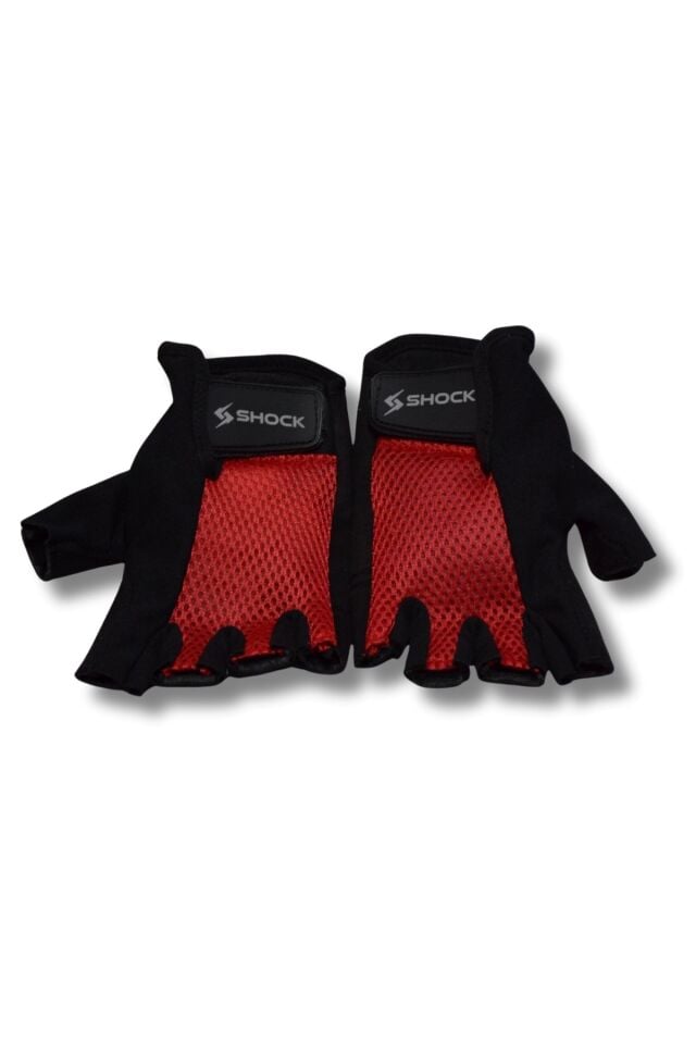 Shock Team Gym & Fitness Spor Eldiven Kırmızı Beden M
