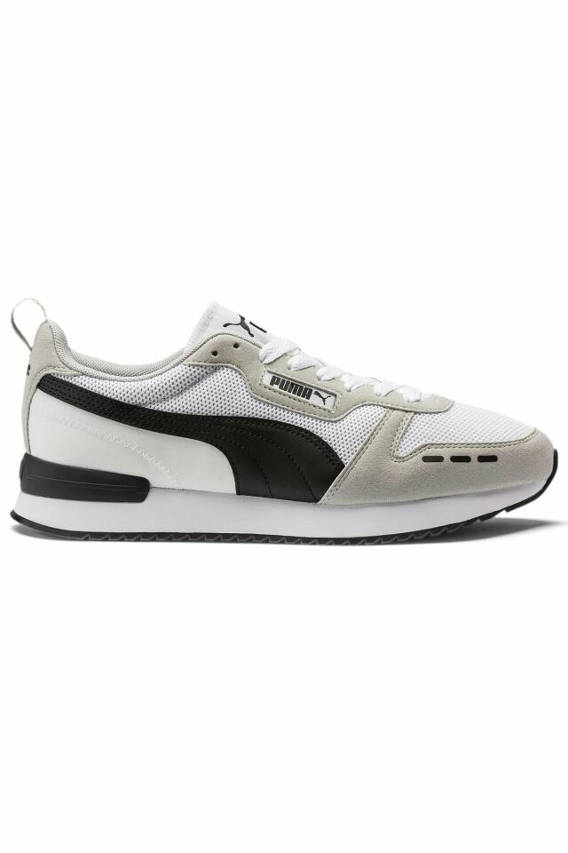 Puma R78 Puma-White Gray Violet Puma-Black Erkek Spor Ayakkabı Beyaz 37311702