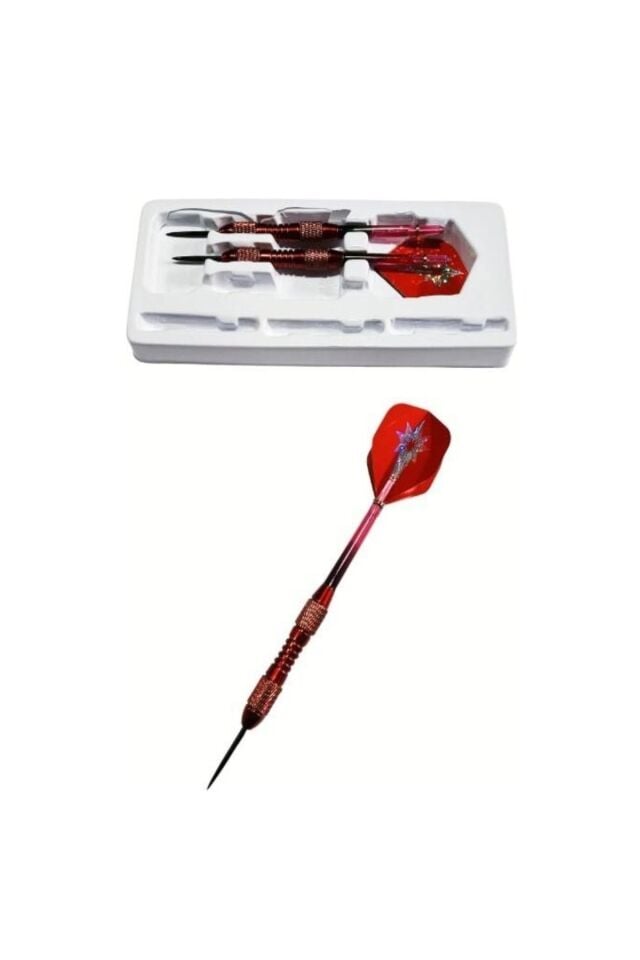 Avessa OK-300 Profesyonel Çelik Dart Oku 20 gr 3'lü Kırmızı