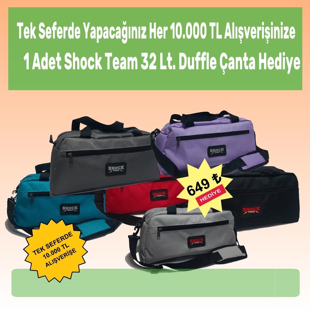 10.000 TL Alışverişe Çanta Hediye