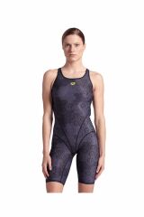 Arena Women's Arena Camo Kikko Full Body Bayan Yüzücü Mayo Siyah 007307550 40